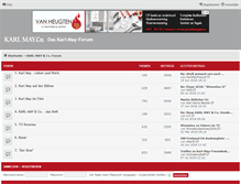Tablet Screenshot of karl-may-forum.de